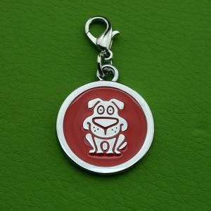 Factory Metal Zinc Alloy Hand Tag QR Code Pet Tags voor hond of kat
