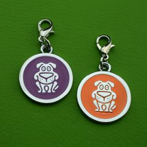 Factory Metal Zinc Alloy Hand Tag QR Code Pet Tags voor hond of kat