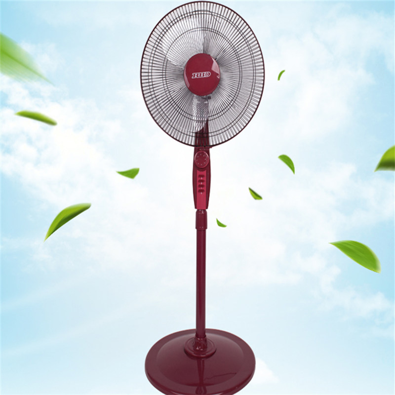 Dongguan Fabriek 16 inch Cooper Motor Luchtkoeler Fan 2 Uur Timer Staande Ventilator Met Beste Prijs