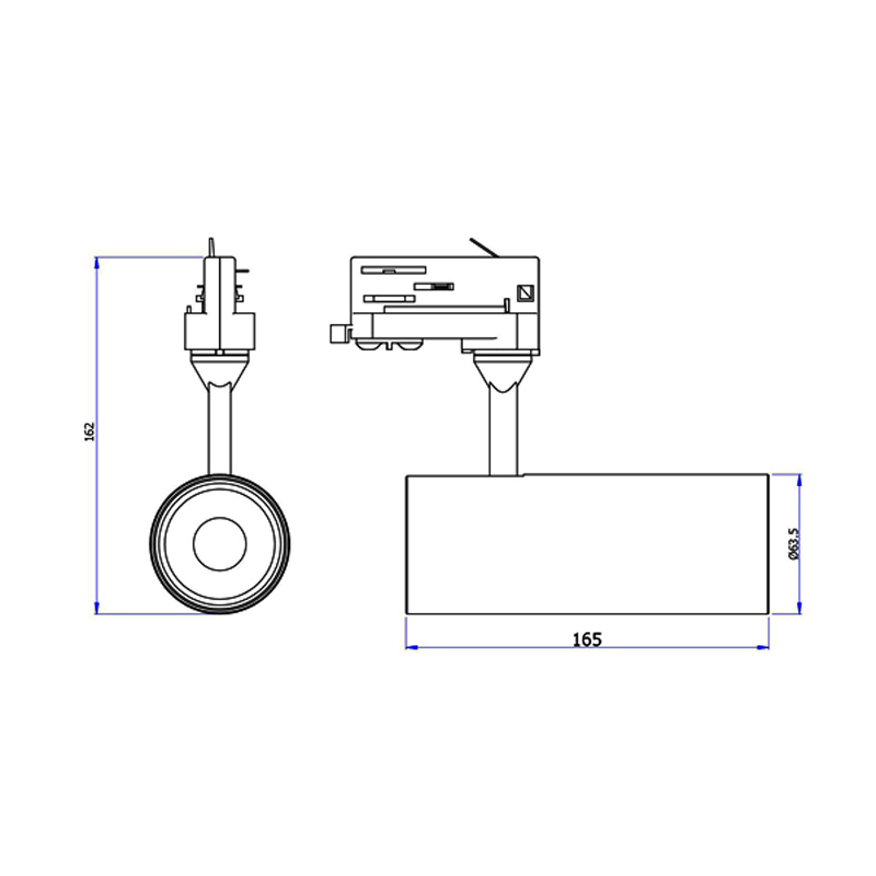 LED Track Light 15W 20W 30W LED Track Spot Light