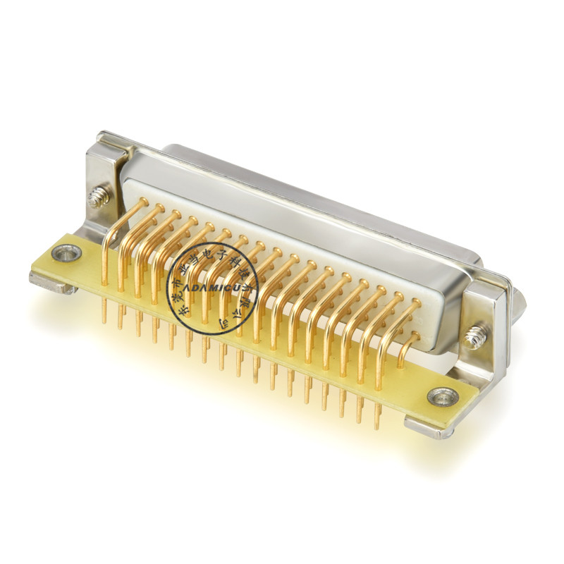 d sub hoge dichtheid stecker 50 pins connector haaks op pcb montagebeugel
