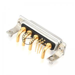 D-sub 9W4 power vrouwelijke aansluitingen haaks type