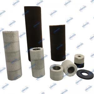 Aangepaste Nylon staaldraad messing draad schurende borstel rollen