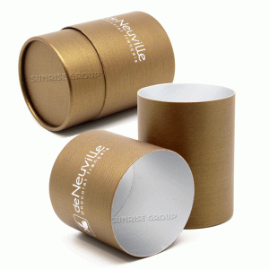 Fancy bedrukte luxe papieren ronde geschenkverpakking met chocoladeverpakking