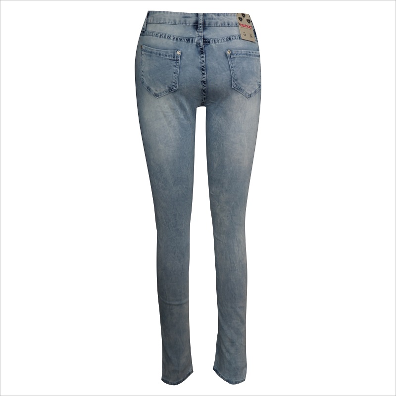 bleekmiddel was vrouwen magere jean WS1006