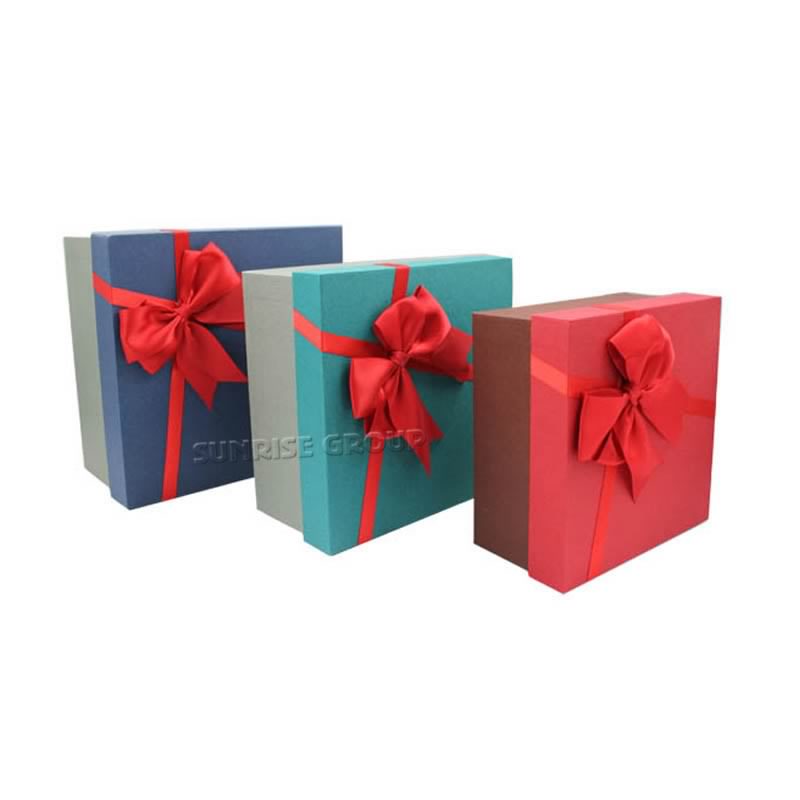Papier afgedrukt aangepaste kerstcadeau collectie Candy verpakking geschenkdoos