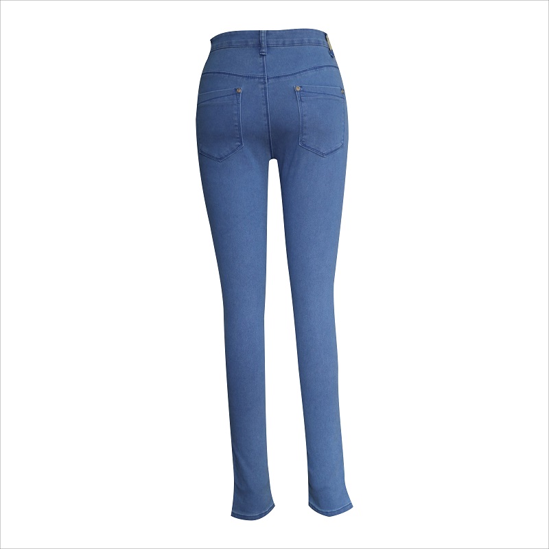 mooie dames-skinny jeans met wassing en was WS1088