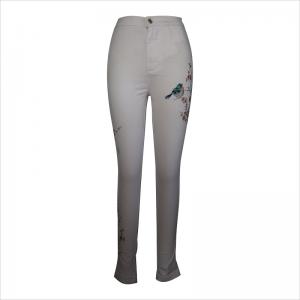 witte borduurbuisjeans WS10124