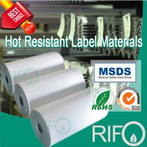 Waterbestendig, temperatuurbestendig etiket van autobanden