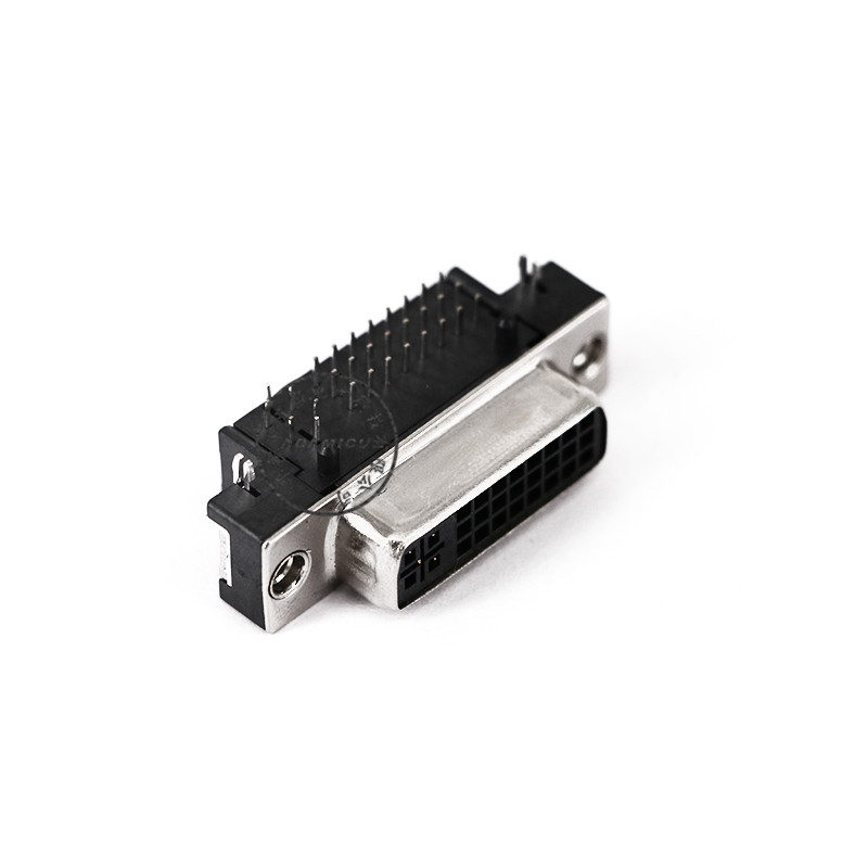 zwarte ROHS haakse dvi 24 + 5 d subconnector voor PCB