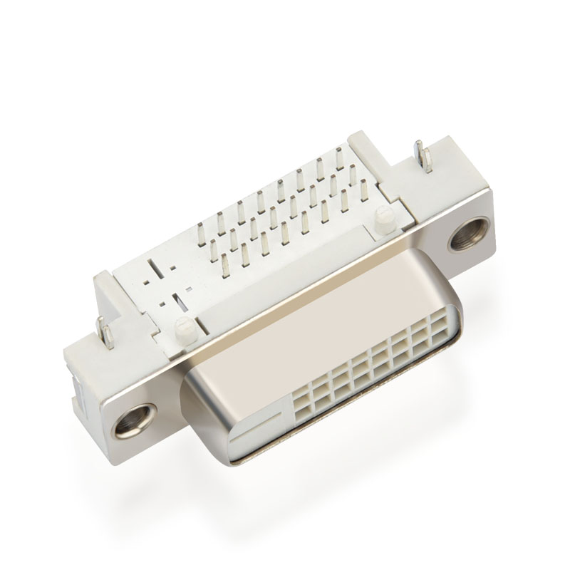 hete verkopende 25 Pin DVI 90 graden connector voor China leverancier