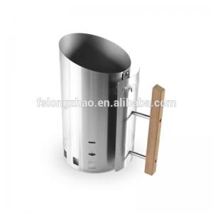 BBQ-accessoires Houtskoolschoorsteen starter met zwart geverfd