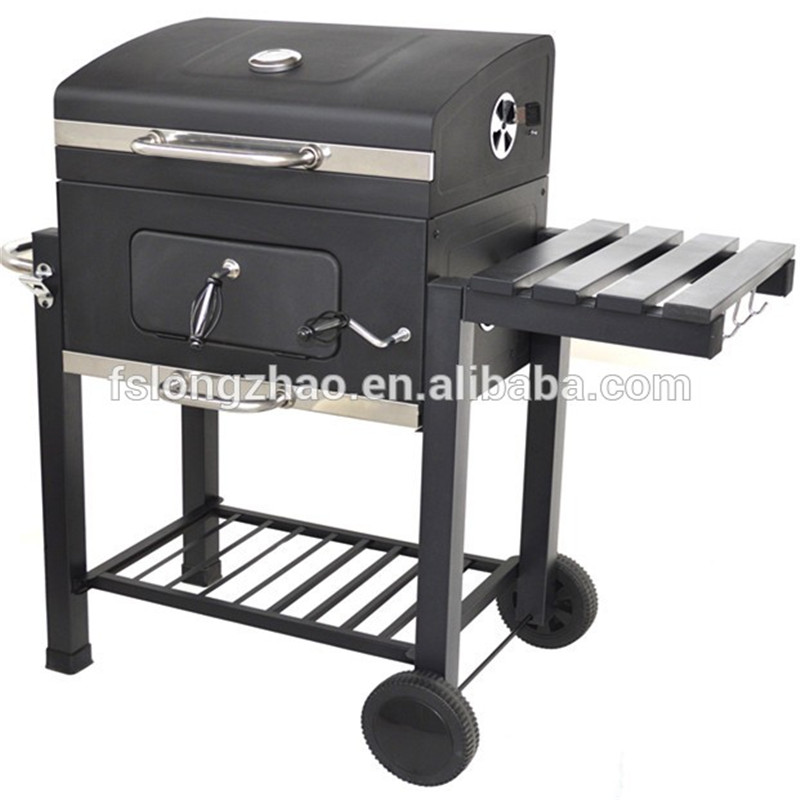 Trolley outdoor draagbare bbq houtskoolgrill