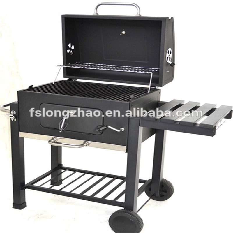 Trolley outdoor draagbare bbq houtskoolgrill