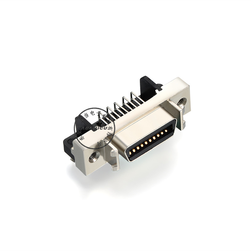 Aangepaste SCSI 20-pins vrouwelijke connector van zinklegering