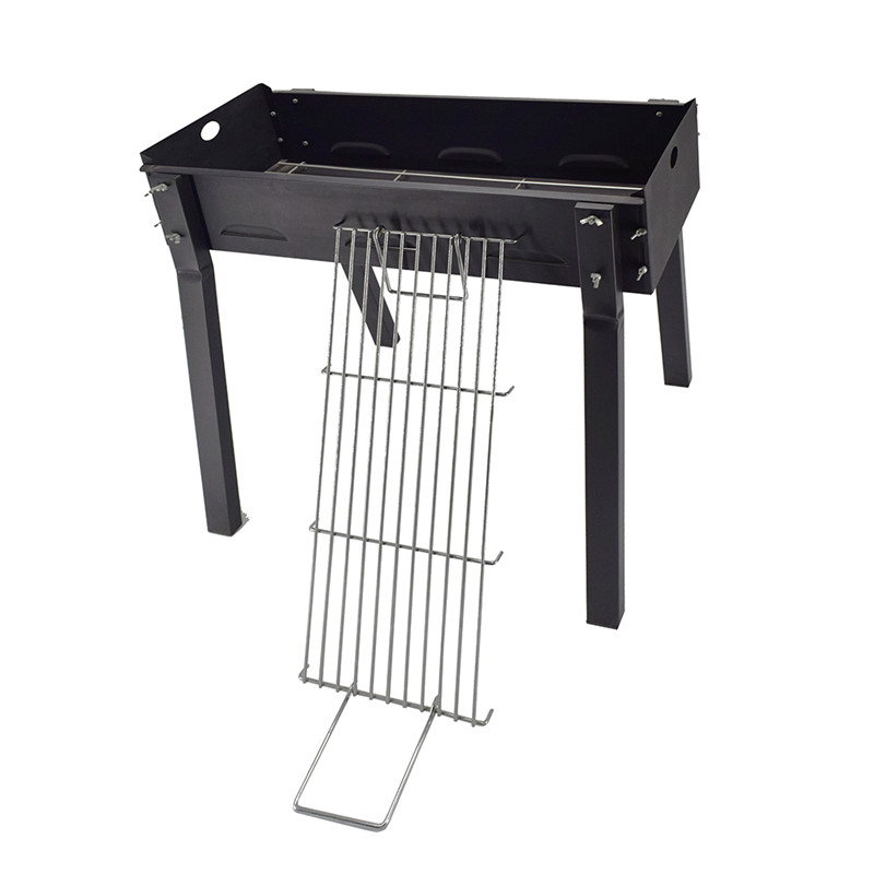 Het hete verkopen outdoor vouwen camping houtskool bbq kip rotisserie grill