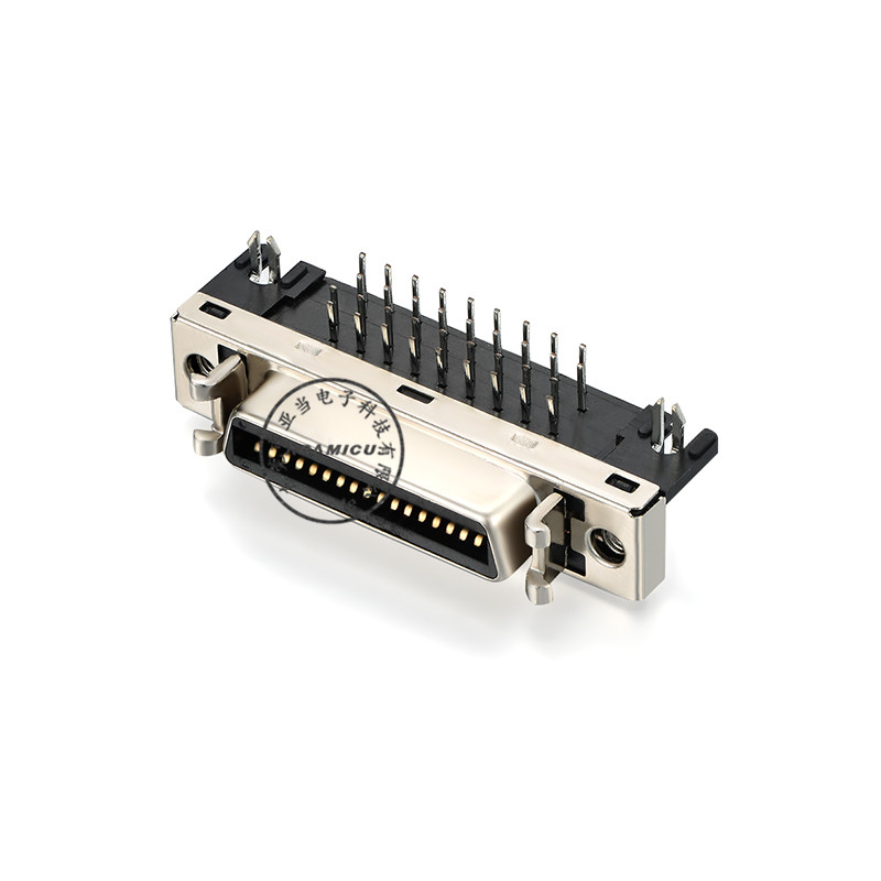 China Fabrikant CN Soldeer Type Vrouwelijke SCSI-connectoren 36-pins connector