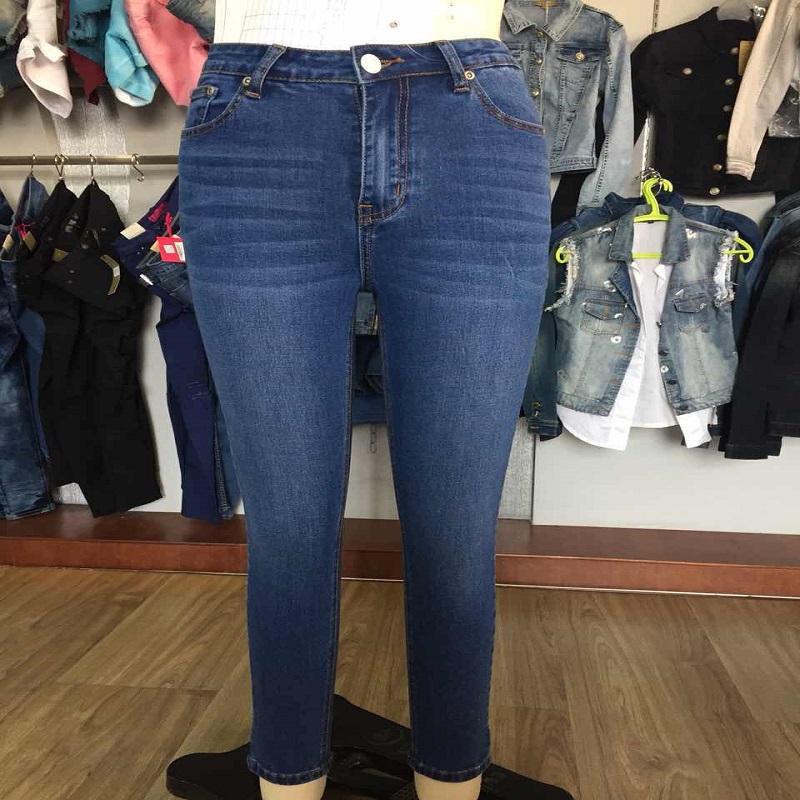 moto blauwe skinny jeans WS101126