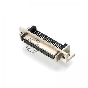 In de fabriek groothandel SCSI 50-pins DB-connector haakse vrouwelijke zinklegering