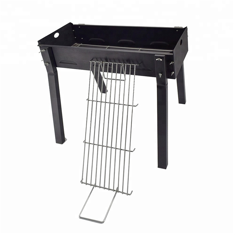 Lage prijs hete verkopende outdoor vouwen camping houtskool bbq kip rotisserie grill