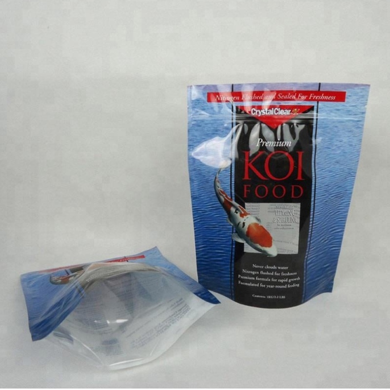 ronde bodem opstaan ​​plastic flexibele verpakking pouch bag voor vlees varkensvlees rundvlees zeevruchten