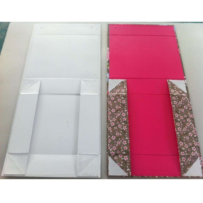 magnetisch opvouwbare papieren doos uit één stuk met aangepast formaat en logo