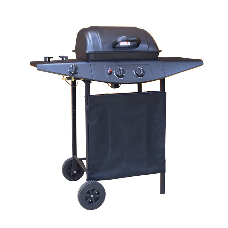 CE-keuring trolley eenvoudige outdoor LGP gas bbq grill