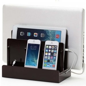 hoogglans laadstation voor meerdere apparaten