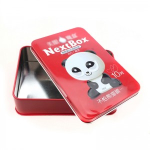 Op maat bedrukte rechthoekige ooglap verpakking, cosmetische blikken doos