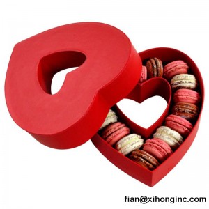 Speciale hartvormige stijve geschenkdoos