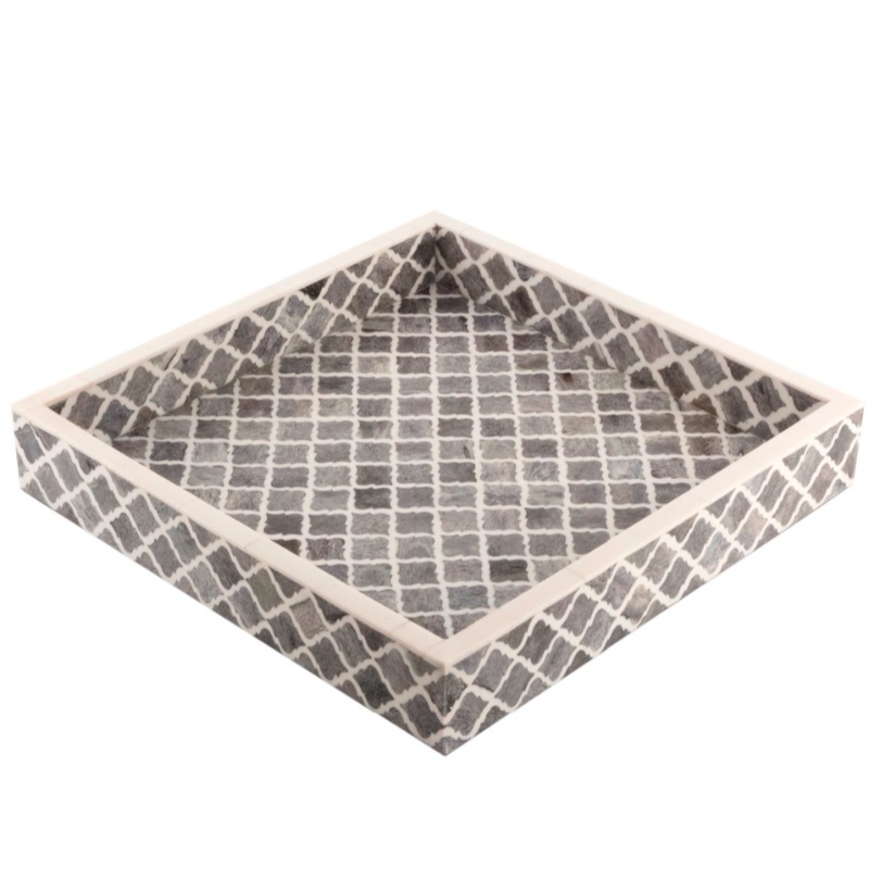 Mozaïek houten accent lade