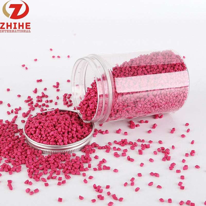 Roze masterbatch voor lldpe ldpe hdpe grondstof