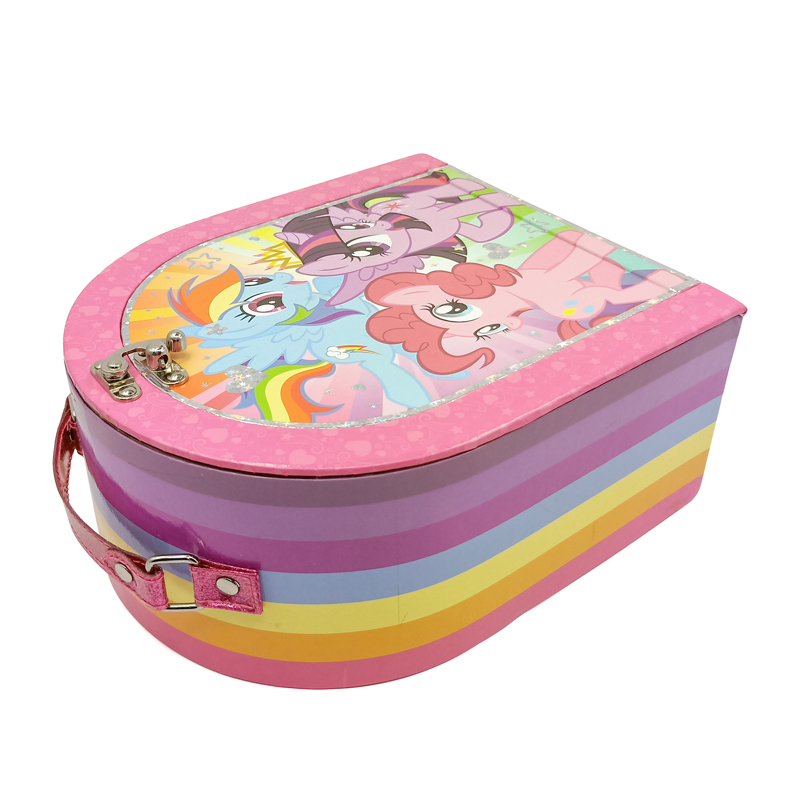 Stevig kartonnen papieren lunchbox op maat ontworpen zoete geschenkdoos voor kinderen