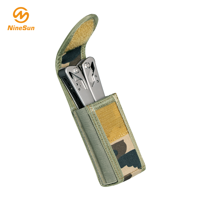 Kleine camouflagekleurige nylon zakmes-schede-NineSan