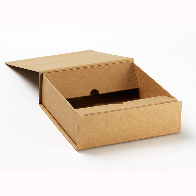 Op maat gerecycled kenmerk kraft verpakking opvouwbare opvouwbare papieren geschenkdozen voor voedsel