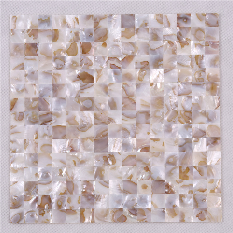 Wall Art Natural Shell Mosaic voor Villa-achtergrond