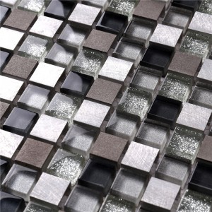 Glitter gehard glas mozaïek keuken backsplash