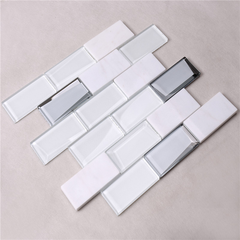 HMB48 Nieuw design zelfklevende 3d gel kubus 3d mozaïek wandtegels