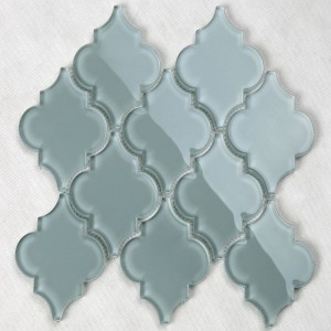 Nieuwste ontwerp Arabesque lantaarn Waterjet mozaïek glas keuken Backsplash wandtegel
