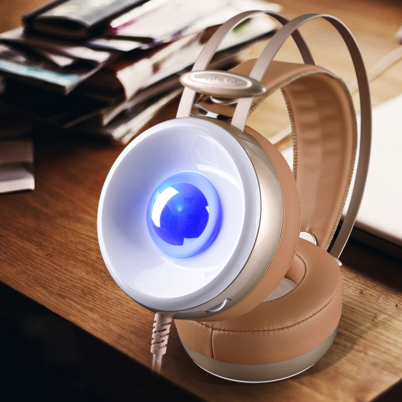 Lichtgewicht pc-gamingheadset 2018 met LED-licht