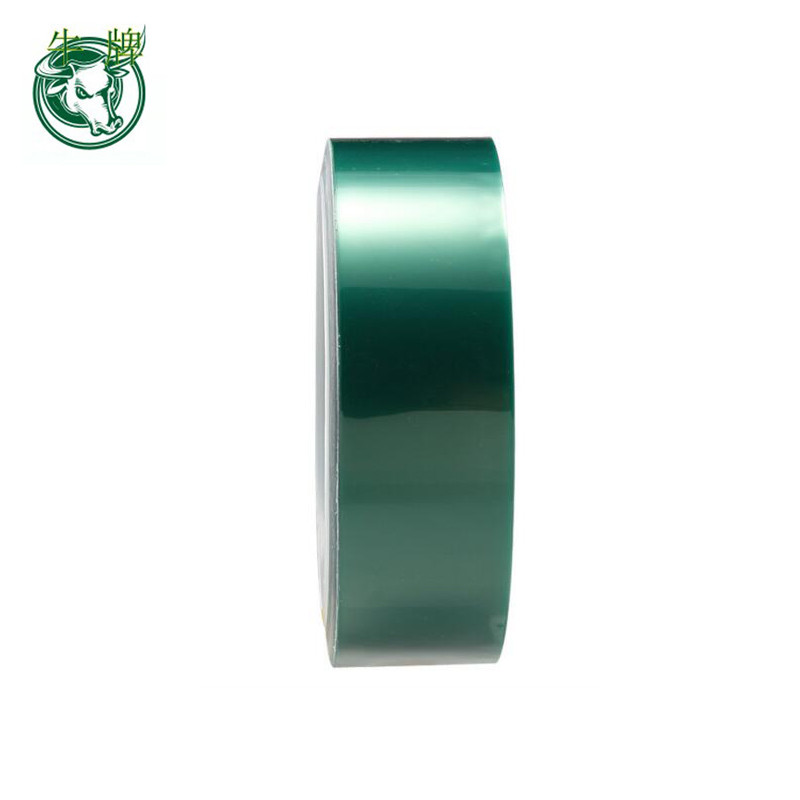 groene kleur achterkant PET hittebestendige siliconen tape plakband