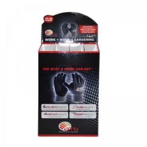 2018 draagbare POS-kartonnen vloerstandaard, promotioneel product Pop-kartonnen standaard