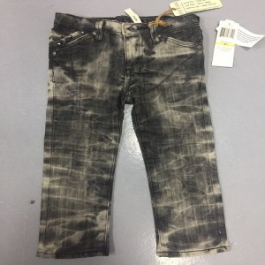 grijze acid wash jeans voor jongens WSG001