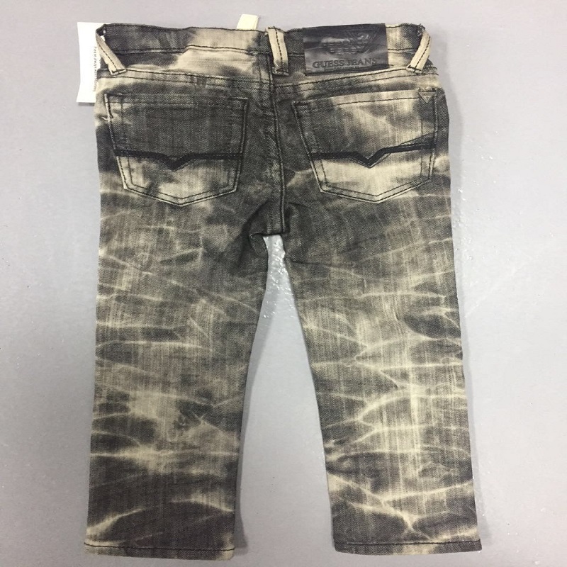 grijze acid wash jeans voor jongens WSG001