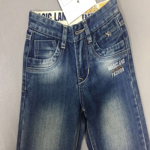 jeans met rechte pijpen voor kinderen denim WSG003