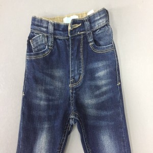 donkerblauwe skinny jeans kinderjeans WSG007