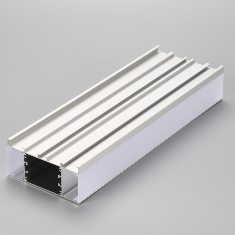 Zilver geanodiseerd 6063 T5 aluminium U-profiel voor LED-verlichting
