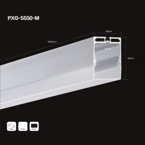 Aluminium profiel / Frame LED-stripbalk licht / Aluminium profielaccessoires