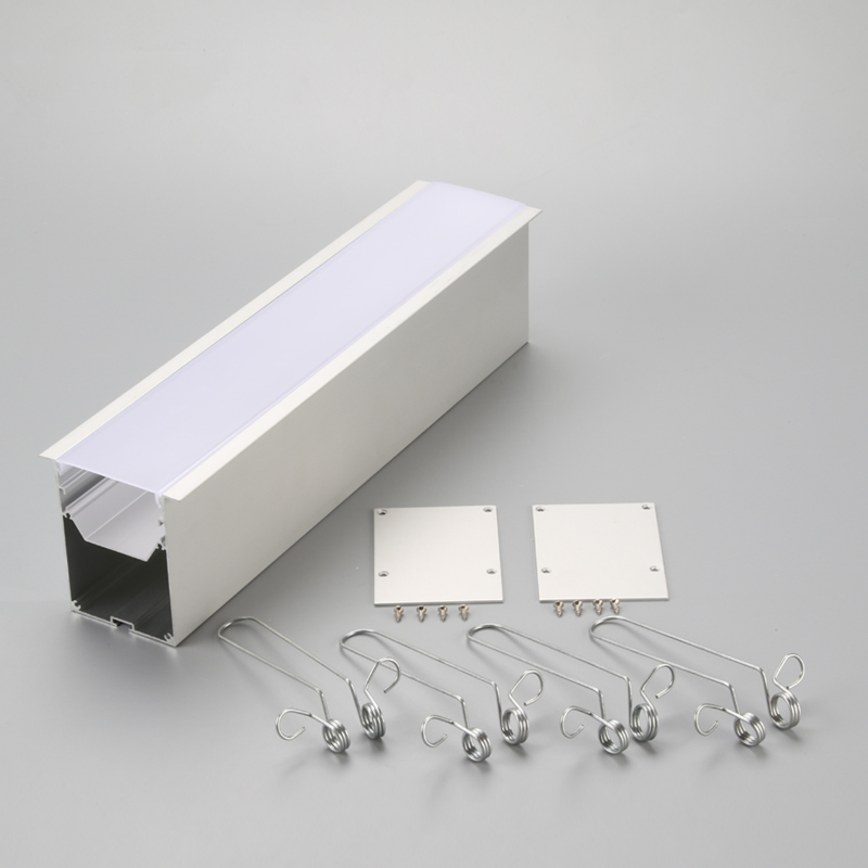 6063 aluminium LED strip aluminium profiel met eindkap bevestigingsklem