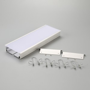 LED aluminium extrusie met diffusorkap aluminium kanaal voor LED-strip
